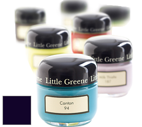 Краска Little Greene Sample Pot баночка краски цвет LG116 Thai Sapphire