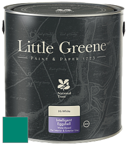 Краска Little Greene Intelligent Eggshell полуматовая моющаяся краска цвет NCS S 3060-B70G 
