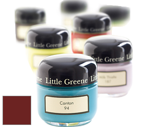 Краска Little Greene Sample Pot баночка краски цвет LG15 Bronze Red