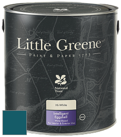 Краска Little Greene Intelligent Eggshell полуматовая моющаяся краска цвет NCS S 5540-B10G 