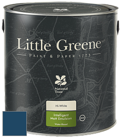 Краска Little Greene Ultimatt Intelligent Matt Emulsion матовая моющаяся краска цвет RAL 5001 