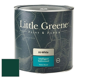 Краска Little Greene Intelligent Satinwood полуглянцевая моющаяся краска цвет RAL 6005 