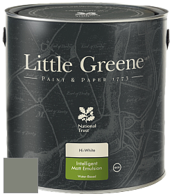 Краска Little Greene Ultimatt Intelligent Matt Emulsion матовая моющаяся краска цвет RAL 7023 