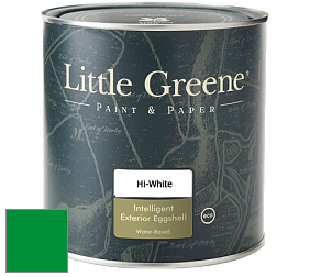 Краска Little Greene Intelligent Exterior Eggshell полуматовая водная краска цвет RAL 6037 