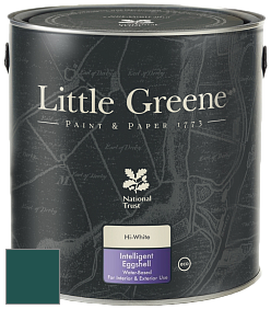 Краска Little Greene Intelligent Eggshell полуматовая моющаяся краска цвет NCS S 6530-B50G 