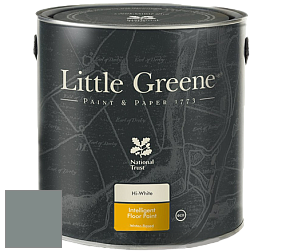 Краска Little Greene Intelligent Floor Paint полуглянцевая быстросохнущая краска цвет NCS S 5005-B80G 
