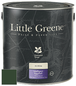 Краска Little Greene Intelligent Eggshell полуматовая моющаяся краска цвет RAL 6020 