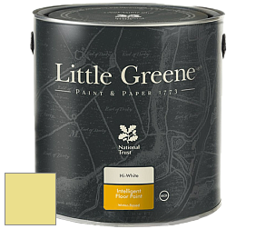 Краска Little Greene Intelligent Floor Paint полуглянцевая быстросохнущая краска цвет LG69 Lemon Tree