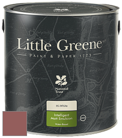 Краска Little Greene Ultimatt Intelligent Matt Emulsion матовая моющаяся краска цвет LG6 Ashes of Roses