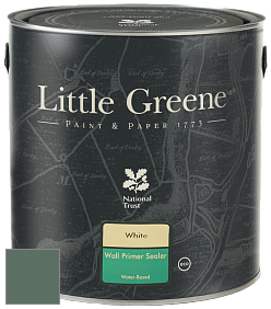 Краска Little Greene Wall Primer Sealer кроющий колеруемый грунт цвет LG305 Ho Ho Green