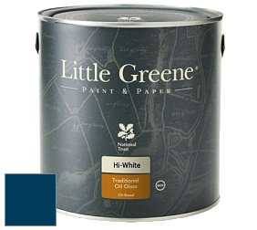 Краска Little Greene Traditional Oil Gloss высокоглянцевая масляная краска цвет LG207 Deep Space Blue