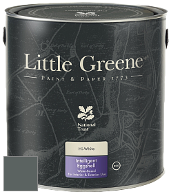 Краска Little Greene Intelligent Eggshell полуматовая моющаяся краска цвет NCS S 7005-B80G 