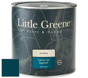 Краска Little Greene Interior Oil Eggshell полуматовая масляная краска цвет LG95 Marine Blue
