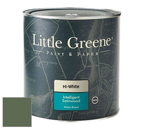 Краска Little Greene Intelligent Satinwood полуглянцевая моющаяся краска цвет NCS S 6020-G30Y 