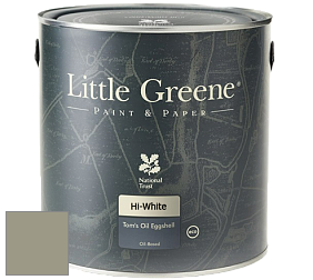 Краска Little Greene Tom’s Oil Eggshell полуматовая масляная краска цвет NCS S 4010-G70Y 