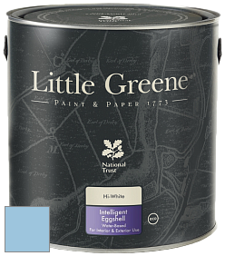 Краска Little Greene Intelligent Eggshell полуматовая моющаяся краска цвет NCS S 1030-R90B 