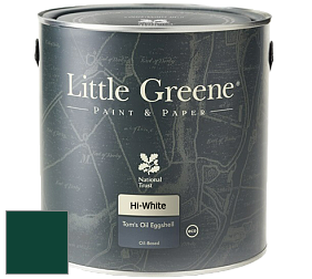 Краска Little Greene Tom’s Oil Eggshell полуматовая масляная краска цвет RAL 6005 