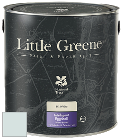 Краска Little Greene Intelligent Eggshell полуматовая моющаяся краска цвет LG365 Celestial Blue - Mid