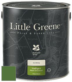 Краска Little Greene Ultimatt Intelligent Matt Emulsion матовая моющаяся краска цвет RAL 6025 