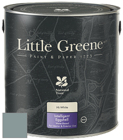 Краска Little Greene Intelligent Eggshell полуматовая моющаяся краска цвет NCS S 4010-B50G 