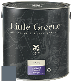 Краска Little Greene Intelligent Eggshell полуматовая моющаяся краска цвет NCS S 6010-R90B 