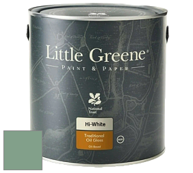 Краска Little Greene Traditional Oil Gloss высокоглянцевая масляная краска цвет LG198 Aquamarine Deep