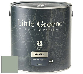 Краска Little Greene Tom’s Oil Eggshell полуматовая масляная краска цвет NCS S 3010-G20Y 