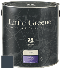 Краска Little Greene Intelligent Eggshell полуматовая моющаяся краска цвет NCS S 8010-R90B 