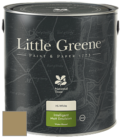 Краска Little Greene Ultimatt Intelligent Matt Emulsion матовая моющаяся краска цвет LG356 Elysian Yellow