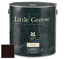 Краска Little Greene Absolute Matt Emulsion матовая краска для потолка цвет LGSt8 Purple Brown