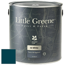 Краска Little Greene Tom’s Oil Eggshell полуматовая масляная краска цвет LG95 Marine Blue