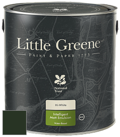 Краска Little Greene Ultimatt Intelligent Matt Emulsion матовая моющаяся краска цвет RAL 6007 
