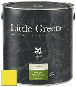 Краска Little Greene Ultimatt Intelligent Matt Emulsion матовая моющаяся краска цвет RAL 1018 