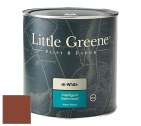 Краска Little Greene Intelligent Satinwood полуглянцевая моющаяся краска цвет LG140 Tuscan Red