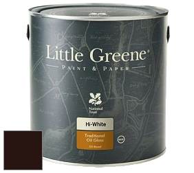 Краска Little Greene Traditional Oil Gloss высокоглянцевая масляная краска цвет LG8 Purple Brown