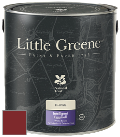 Краска Little Greene Intelligent Eggshell полуматовая моющаяся краска цвет RAL 3011 