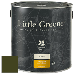 Краска Little Greene Intelligent Floor Paint полуглянцевая быстросохнущая краска цвет LG72 Olive Colour