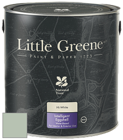 Краска Little Greene Intelligent Eggshell полуматовая моющаяся краска цвет NCS S 2010-G20Y 
