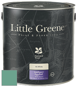 Краска Little Greene Intelligent Eggshell полуматовая моющаяся краска цвет NCS S 3030-B90G 