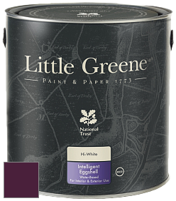 Краска Little Greene Intelligent Eggshell полуматовая моющаяся краска цвет RAL 4007 