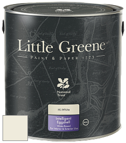Краска Little Greene Intelligent Eggshell полуматовая моющаяся краска цвет RAL 9001 