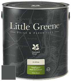 Краска Little Greene Ultimatt Intelligent Matt Emulsion матовая моющаяся краска цвет LG324 Vulcan