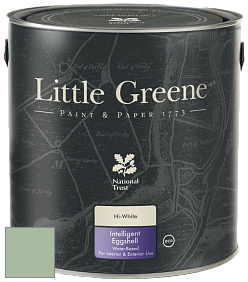 Краска Little Greene Intelligent Eggshell полуматовая моющаяся краска цвет LG138 Aquamarine