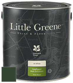 Краска Little Greene Ultimatt Intelligent Matt Emulsion матовая моющаяся краска цвет RAL 6020 