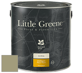 Краска Little Greene Intelligent Floor Paint полуглянцевая быстросохнущая краска цвет LG157 Portland Stone Dark