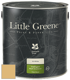 Краска Little Greene Ultimatt Intelligent Matt Emulsion матовая моющаяся краска цвет LG265 Mortlake Yellow