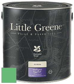 Краска Little Greene Intelligent Eggshell полуматовая моющаяся краска цвет NCS S 1060-G10Y 