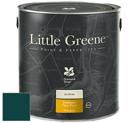 Краска Little Greene Intelligent Floor Paint полуглянцевая быстросохнущая краска цвет RAL 6004 