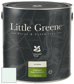 Краска Little Greene Ultimatt Intelligent Matt Emulsion матовая моющаяся краска цвет LG282 Aquamarine Pale