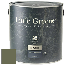 Краска Little Greene Tom’s Oil Eggshell полуматовая масляная краска цвет NCS S 6020-G50Y 